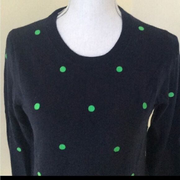 J CREW Polka Dot Teddie Sweater - Picture 4 of 6